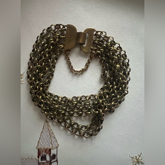 Kalevala Bracelet Birds of Paradise Multi-Strand Golden Bronze Vintage - Picture 10 of 14